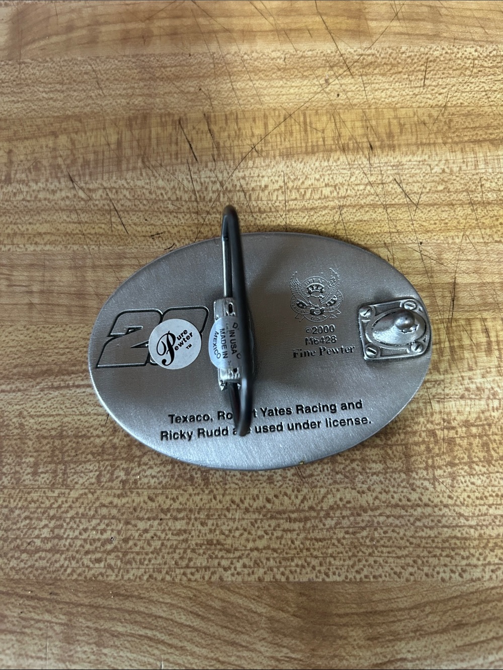 Ricky Rudd #28 Havoline Racing belt buckle - Picture 2 of 2